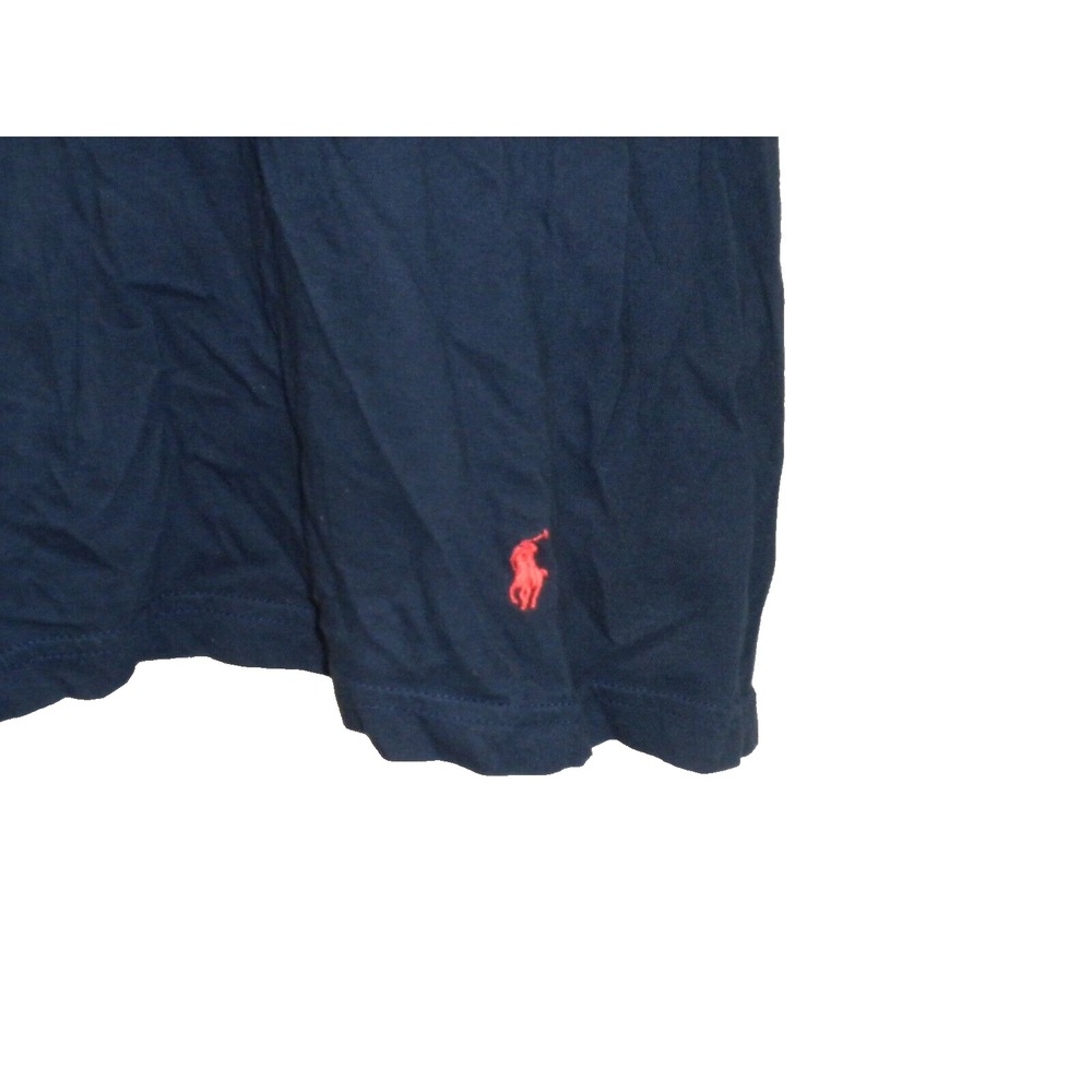 Polo Ralph Lauren Mens T-Shirt L Blue Classic Fit V Neck Short Sleeve Pony Ivy - Picture 6 of 12